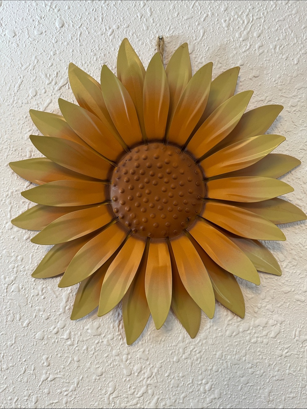 Sunflower Metal Wall Decor - Yellow & Orange